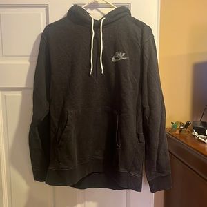 Mens Nike grey hoodie large